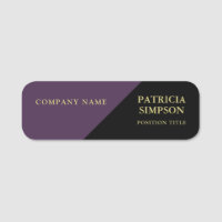 A Pop Of Colour And Elegance: Violet Purple & Blac