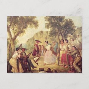 A Popular Dance Postcard