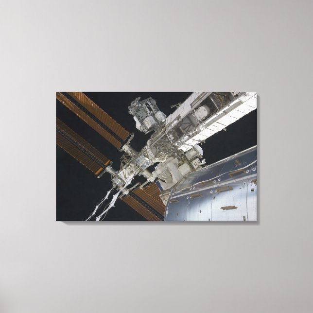 A portion of the International Space Station 3 Canvas Print (Front)