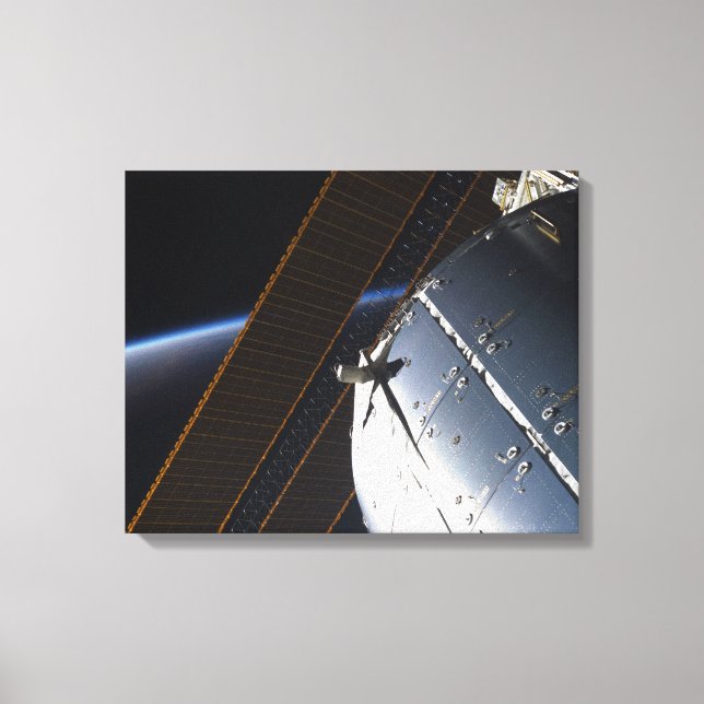 A portion of the International Space Station Canvas Print (Front)