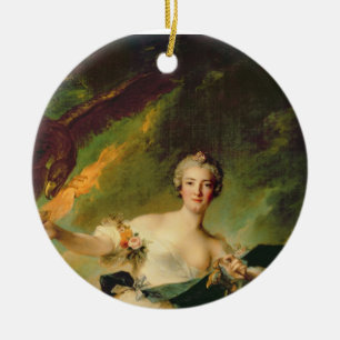 A Portrait of Anne Josephe Bonnnier de la Mossau ( Ceramic Ornament