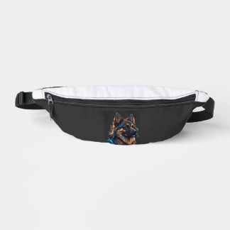 A portrait off an German shepherd dog   Fanny Pack