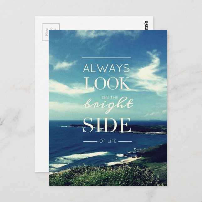 A Positive Outlook on Life / ©Seascape Postcard (Front/Back)