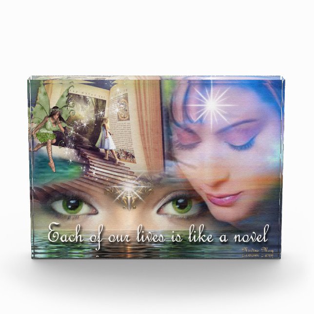 A positive uplifting reminder Quote Photo Block (Front)