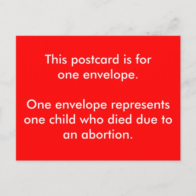 A postcard for Red Envelope Day. (Front)