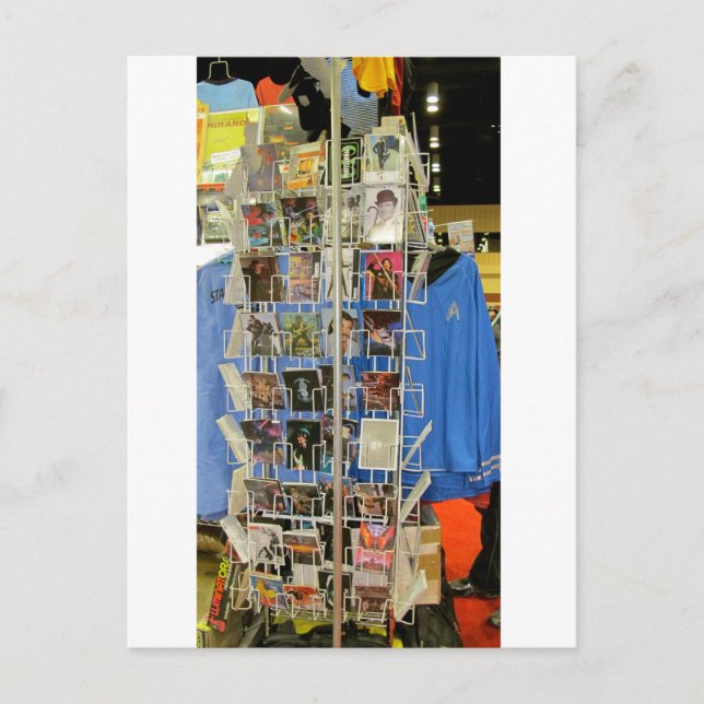 A Postcard of a Rack of Postcards (Front)