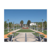 A postcard or holiday card with photo of Leeton