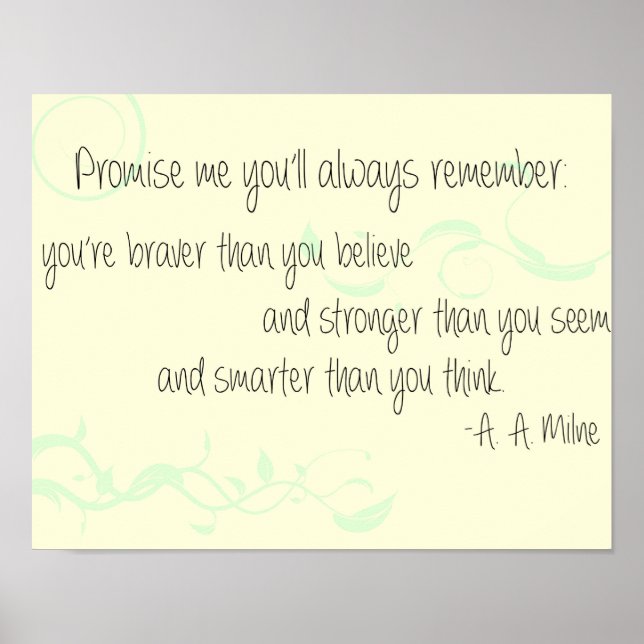 A. Poster A. Milne (Devant)
