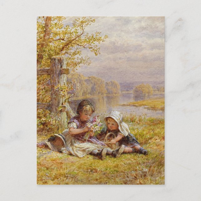 A Posy for Mother, 1867 Postcard (Front)