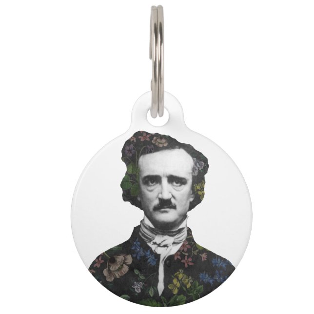 A Posy of Poe Pet Tag (Front)