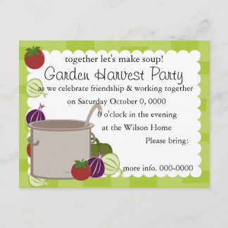 A Pot Of Soup Invitation