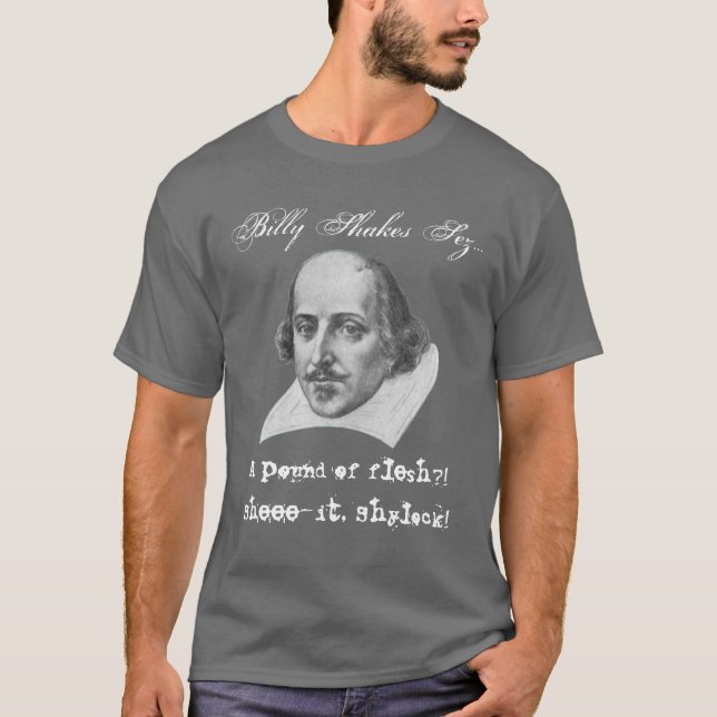 A pound of flesh? Dark T-Shirt (Front)