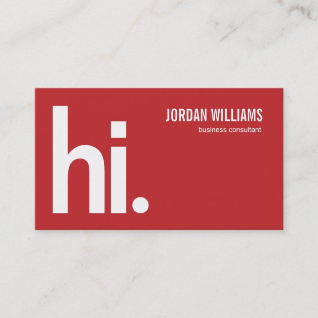 A Powerful Hi - Modern Business Card - Groupon (Front)