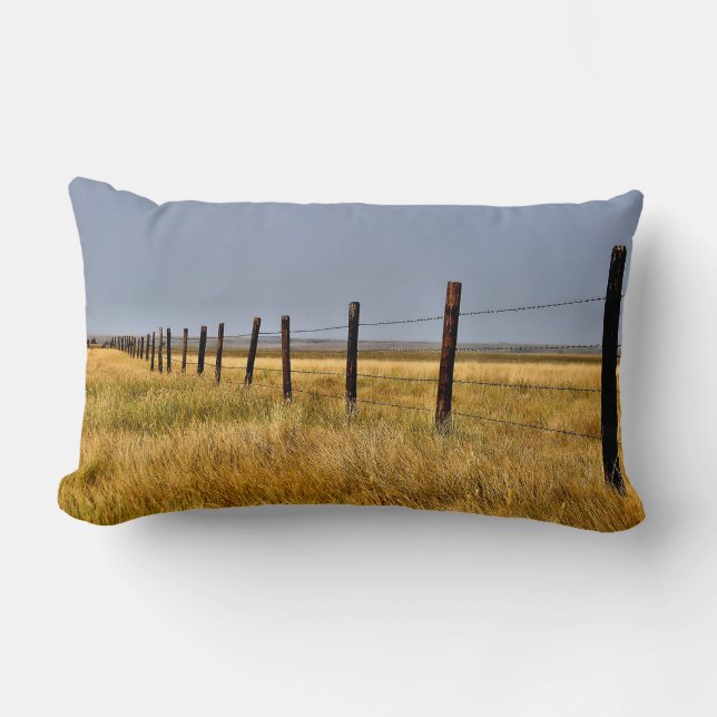 A Prairie Mile Lumbar Pillow (Front)