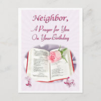 A prayer for a neighbour on her Birthday