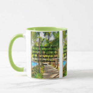 A Prayer For Help & Protection Two-Tone Mug