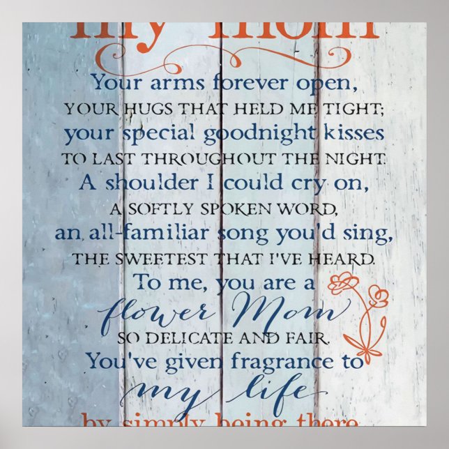 A Prayer for My Mom Poster (Front)