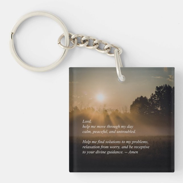 A Prayer For Tranquillity (Sunrise) -- Keychain (Front)
