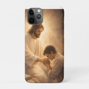 A Prayer on His Knees with Jesus iPhone 11 Pro Case