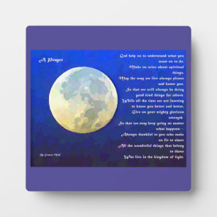 A Prayer Poem Plaque