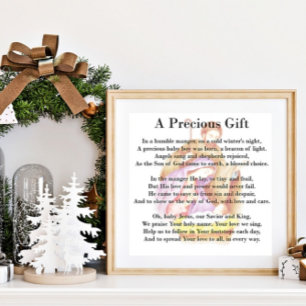 A precious gift Christmas Poster