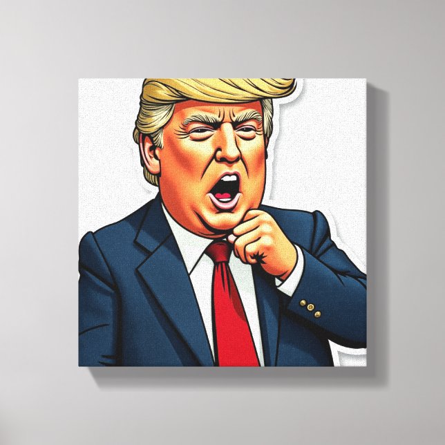 A President owning the Libs Canvas Print (Front)