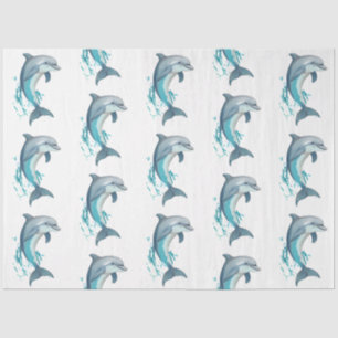 A Pretty Blue Nautical Series Design 8 Tissue Paper