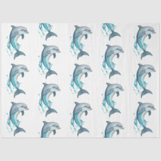 A Pretty Blue Nautical Series Design 8 Tissue Paper