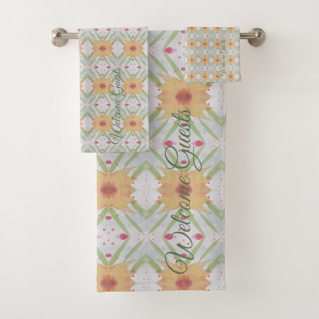 A Pretty Guest Bath Towel-set Bath Towel Set (Insitu)