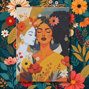 A Pretty Inspirational International Women's Day Card