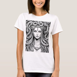 A Priestess Turned Demon, Medusa T-Shirt