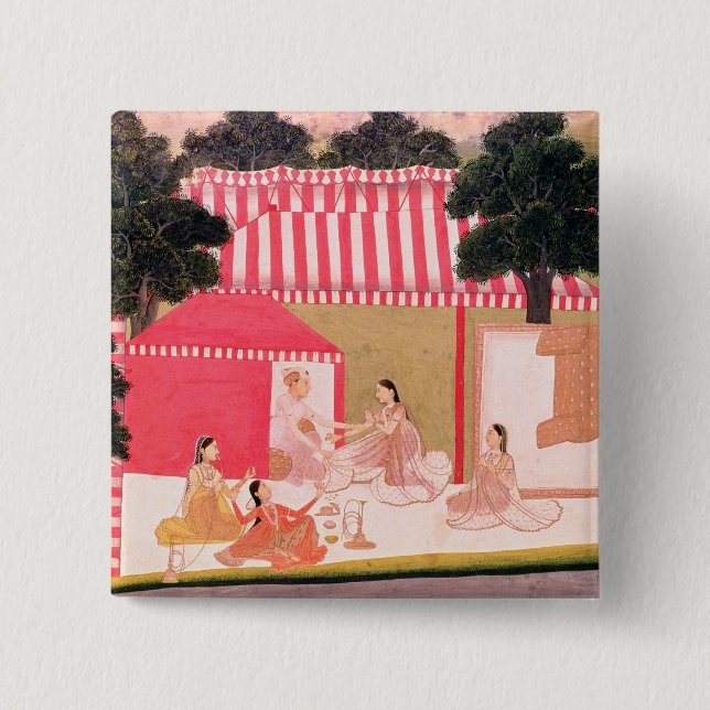 A Prince and his Harem 2 Inch Square Button (Front)