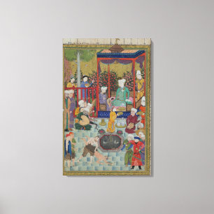 A Princely Reception Canvas Print