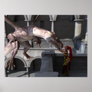 A Princess and Her Dragon Poster