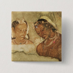 A Princess and her Servant 2 Inch Square Button