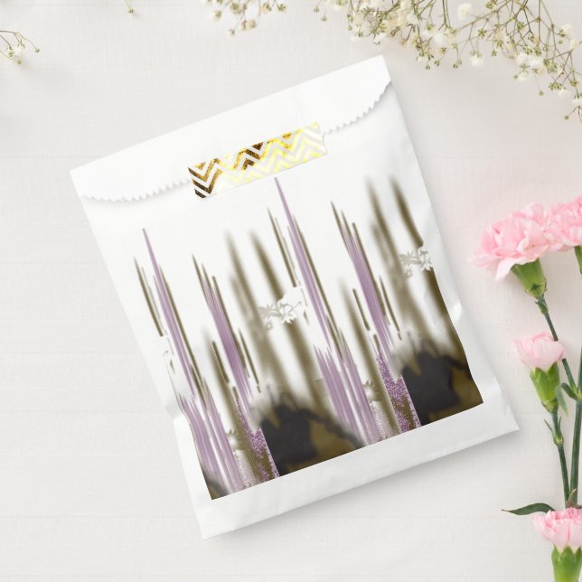 A pristine lake nestled among snow-capped mountain favour bag (Sealed)