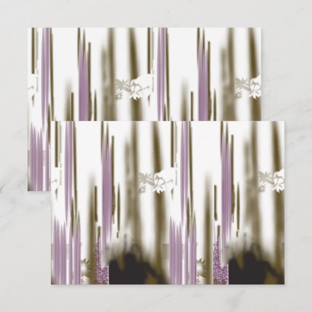 A pristine lake nestled among snow-capped mountain thank you card (Front/Back)