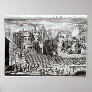 A Prospect of the Town and Harbour Poster