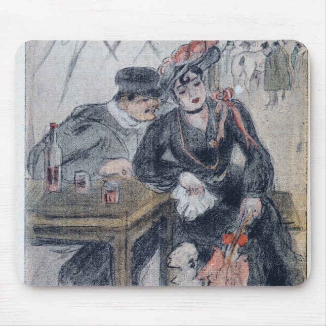 A Prostitute and her Client Mouse Pad (Front)