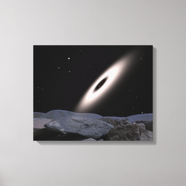 A protoplanetary disc canvas print (Front)