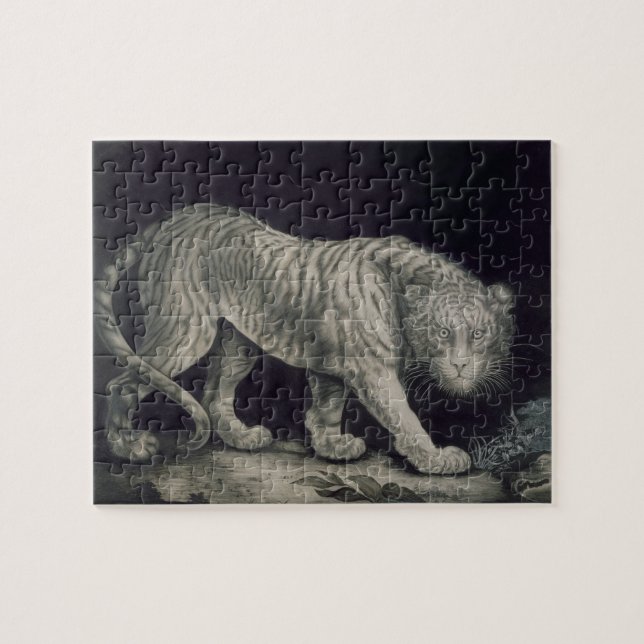 A Prowling Tiger (pencil on paper) Jigsaw Puzzle (Horizontal)