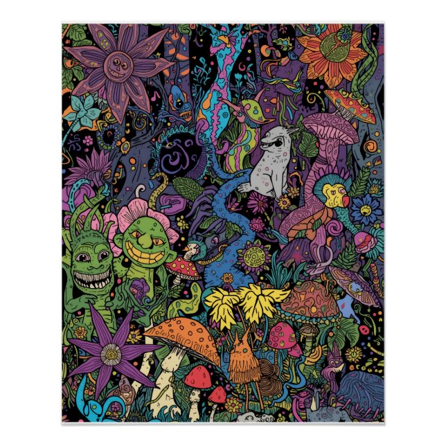 A psychedelic poster design (Devant)