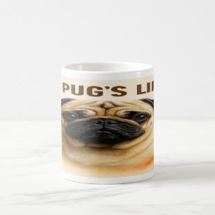 “A Pug’s Life” Cute Pug Mug