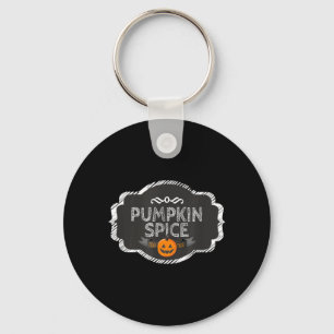 A Pumpkin Spice Matching Halloween Funny Group Keychain