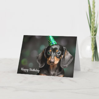 A Puppy Folded Greeting Card