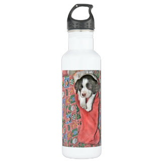 A Puppy For Christmas 710 Ml Water Bottle