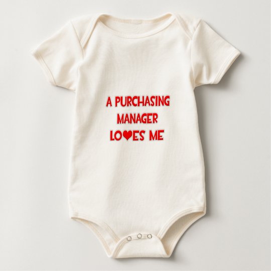 A Purchasing Manager Loves Me Baby Bodysuit