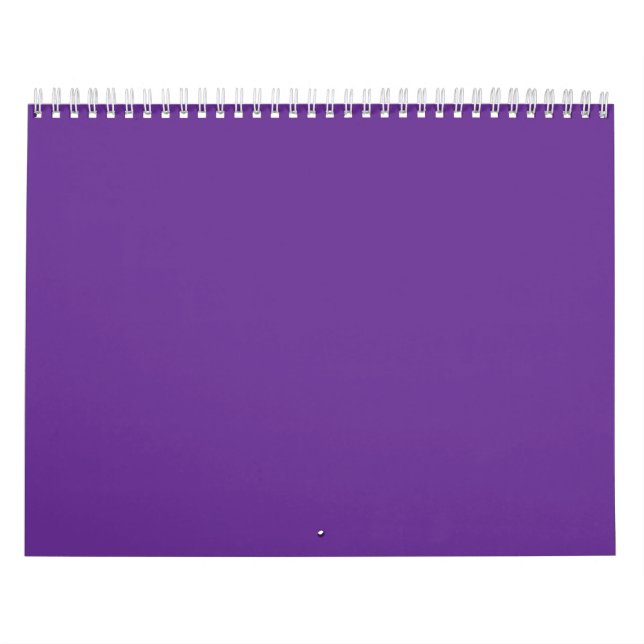 a purple background with a calendar (Cover)