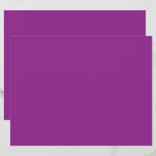 a purple background with a white border letterhead