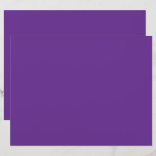 a purple background with a white border letterhead